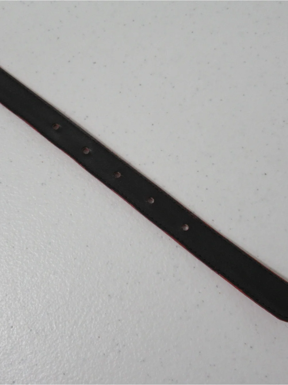 Vintage 1987 Liz Claiborne Croc Embossed Pink Leather Belt Size Small